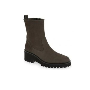 NEW Paul Green Newbury side zip suede leather boots